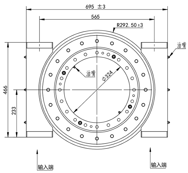 WZ-0419-2雙蝸桿回轉(zhuǎn)驅(qū)動圖紙