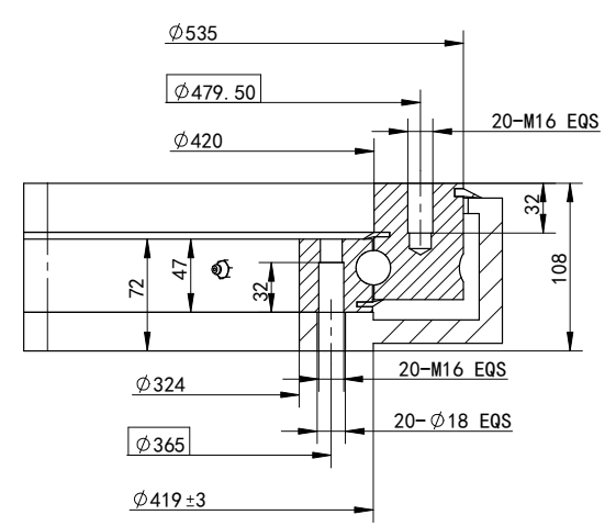 WZ-0419-2雙蝸桿回轉(zhuǎn)驅(qū)動圖紙